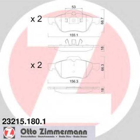Колодки 232151801 ZIMMERMANN