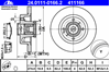 Тормозные диски 24011101892 ATE
