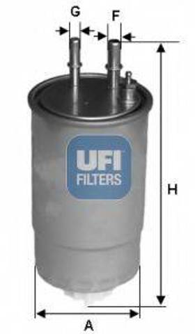 Фильтр топливный 24ONE0B UFI