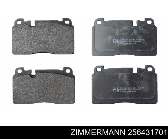 ZIMMERMANN 256431701 Передние тормозные колодки в наличии Ирпень