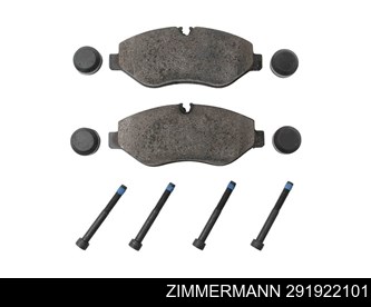 291922101 ZIMMERMANN Колодки тормозные передние дисковые купить в Житомир