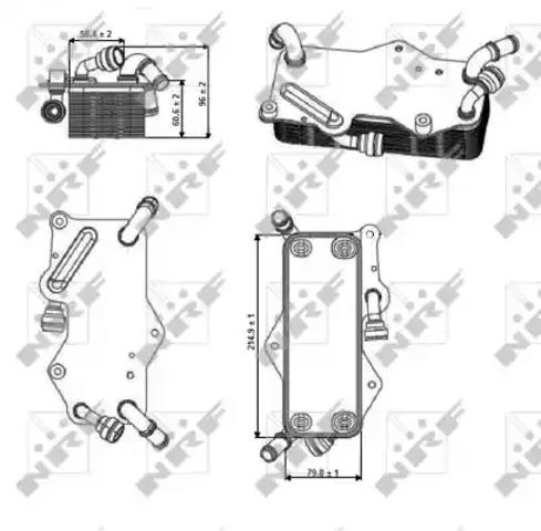 Радиатор охлаждения, АКПП 31269 NRF
