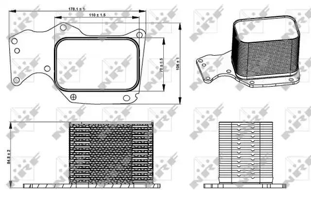 Радиатор АКПП 31284 NRF