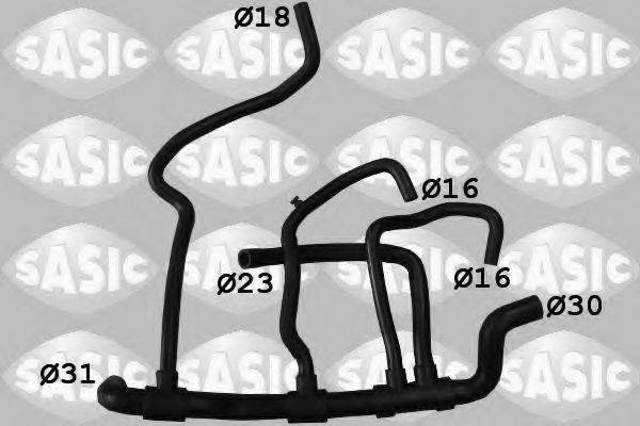 Патрубок радиатора охлаждения нижний 3404140 SASIC