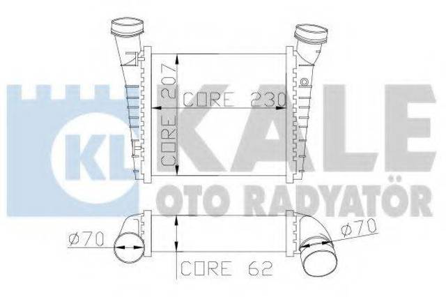 Интеркулер 342700 KALE