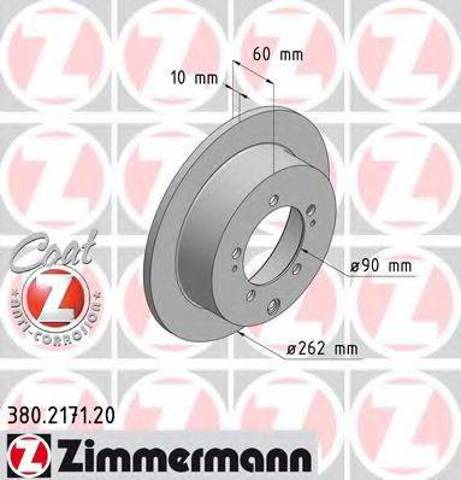 Дисковый тормоз 380217120 ZIMMERMANN