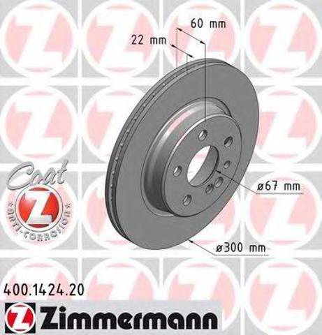Тормозной диск 400142420 ZIMMERMANN