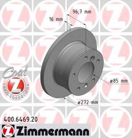 Дисковый тормоз 400646920 ZIMMERMANN