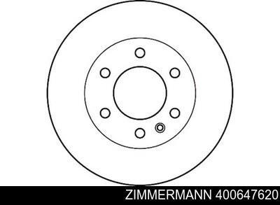 ZIMMERMANN 400647620 Передние тормозные диски в наличии Черновцы