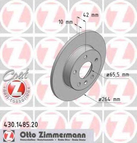 Диск тормозной задний 430148520 ZIMMERMANN