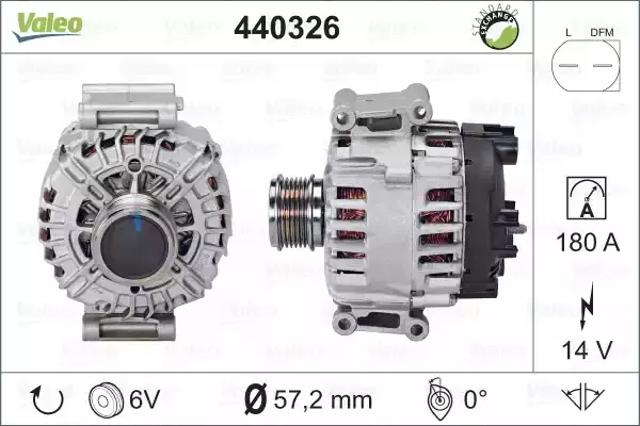 Генератор 440326 VALEO