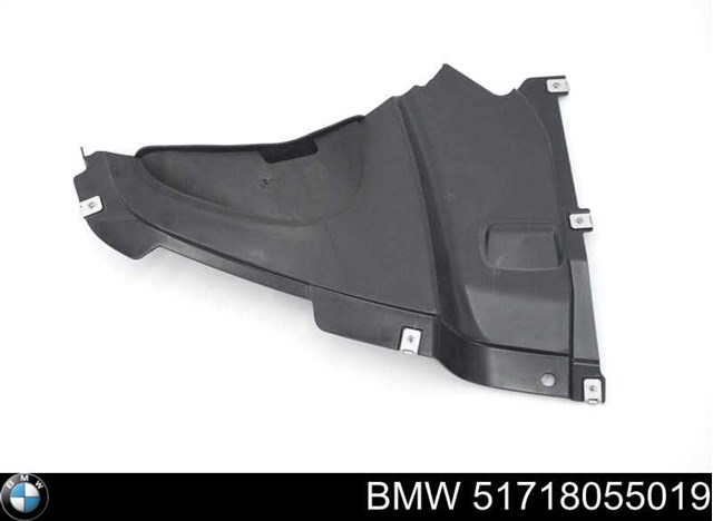 Защита бампера переднего, левая 51718055019 BMW
