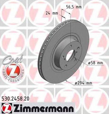 Ротор тормозной 530245820 ZIMMERMANN