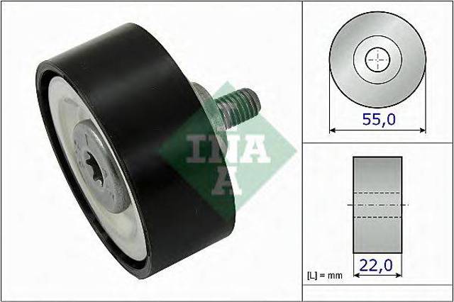 Ролик паразитный 532072010 INA