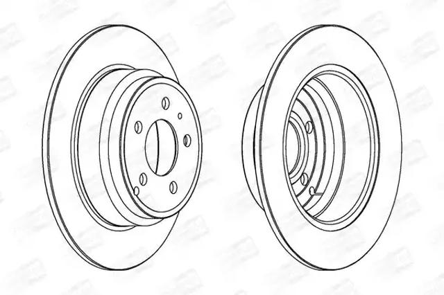 Задний тормозной диск Volvo 850