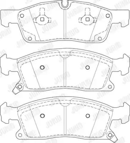 Колодки тормозные дисковые комплект 573459J BENDIX
