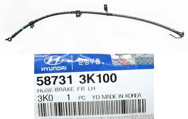 Передний левый тормозной шланг 587313K100 HYUNDAI