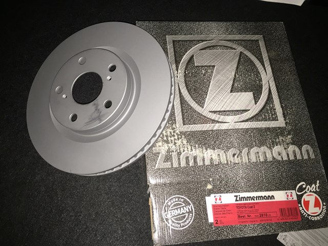 Тормоз дисковый передний 590281020 ZIMMERMANN