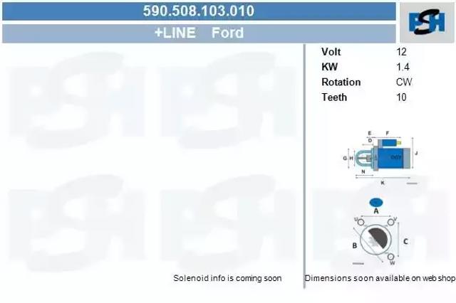 Стартер автомобиля Ford Transit III