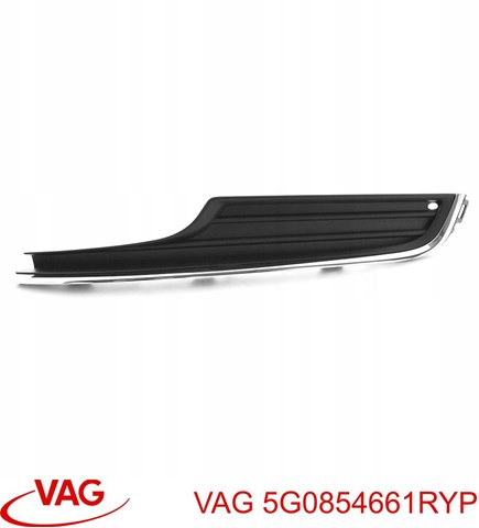 Решетка переднего бампера, левая 5G0854661RYP VAG
