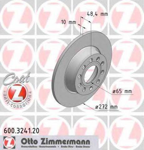 Дисковый тормоз 600324120 ZIMMERMANN