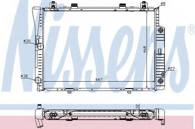 Радиатор 62746A NISSENS