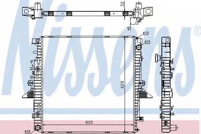 Радиатор 64320A NISSENS