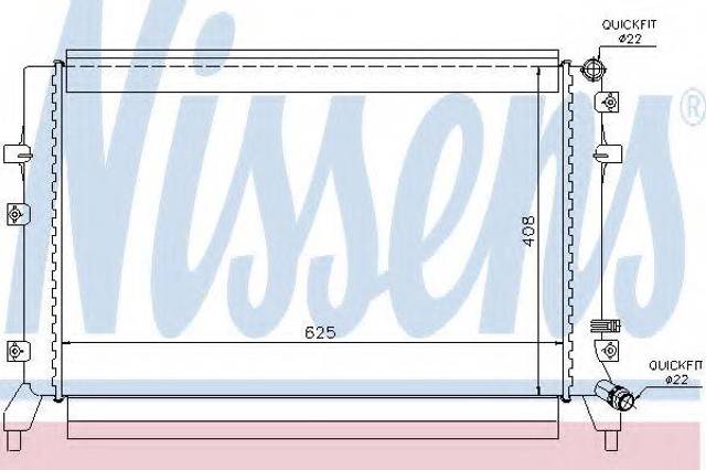Радиатор 65294 NISSENS