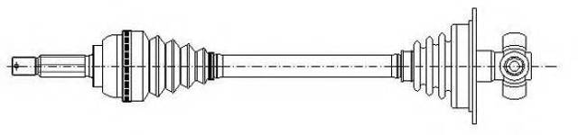 Левая полуось 655792 CIFAM