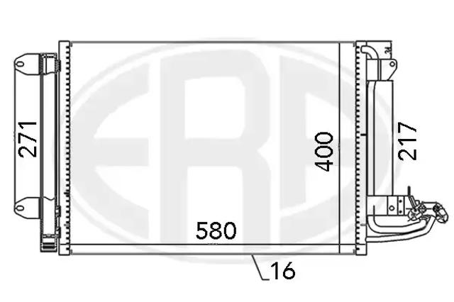 Конденсер 667003 ERA
