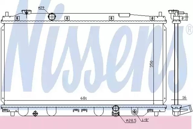 Радиатор 68150 NISSENS