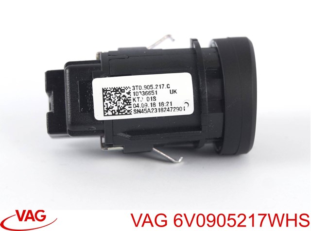 Кнопка запуска двигателя 6V0905217WHS VAG