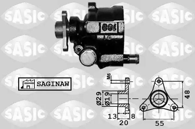 Насос гидроусилителя руля (ГУР) 7074001 SASIC