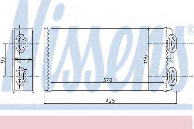 Радиатор отопителя 71925 NISSENS