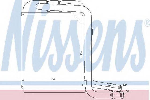 Радиатор отопителя салона Фольксваген Транспортер T6