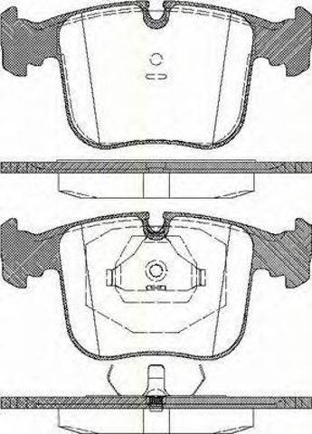 Колодки тормозные 811011012 TRISCAN