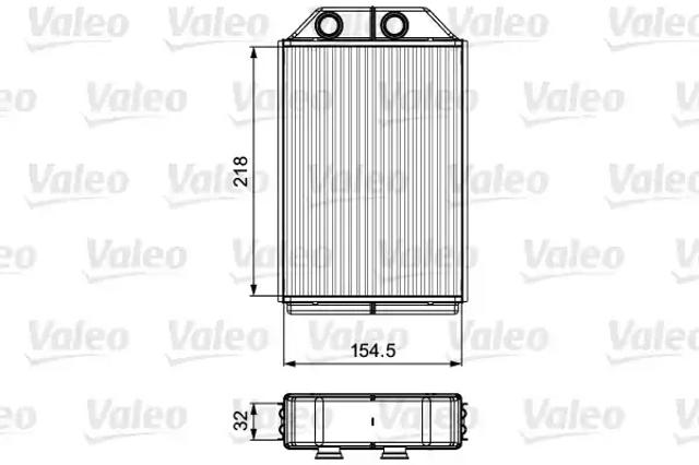 Радиатор отопителя 811530 VALEO