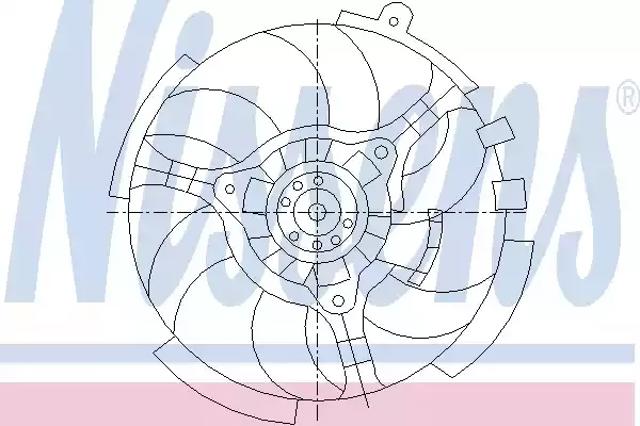 Вентилятор охлаждения 85040 NISSENS