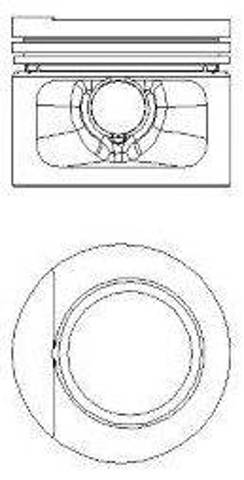 Поршня на 1 цилиндр, STD 8710940050 NURAL