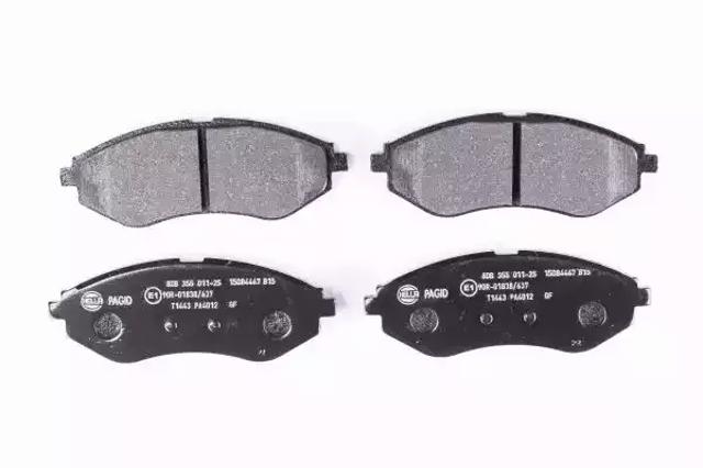 Колодки передние 8DB355011251 HELLA