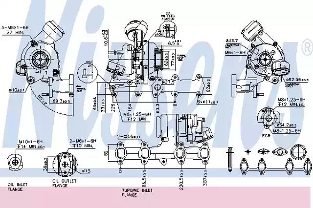 Турбоком 93099 NISSENS