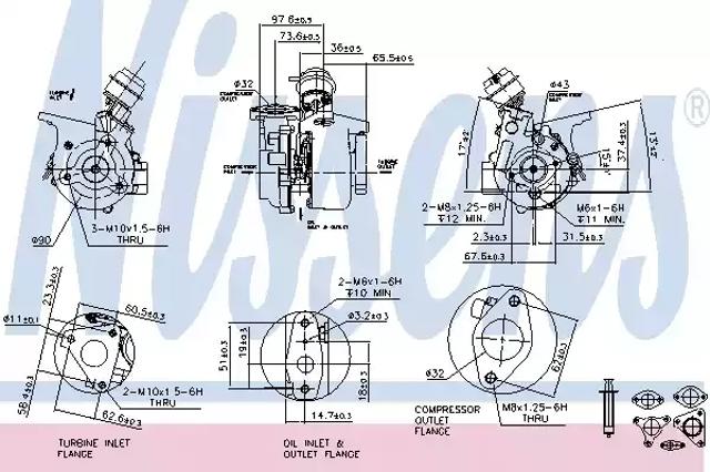 Турбина 93150 NISSENS