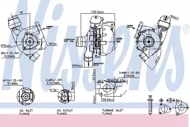 Турбонаддув KIA Rio II