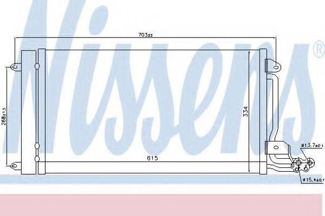 Конденсатор 940093 NISSENS
