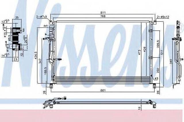 Конденсатор 940451 NISSENS