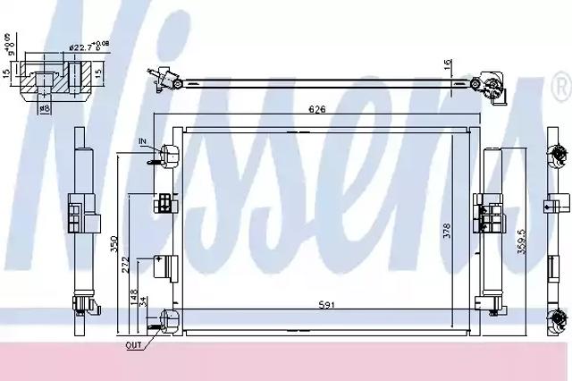 Конденсатор 940463 NISSENS
