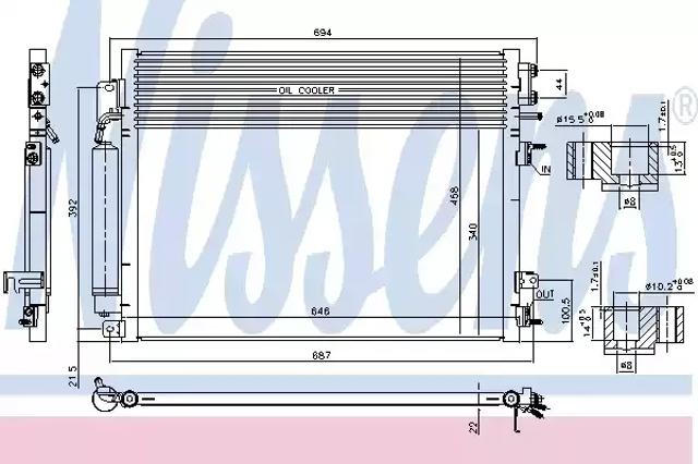 Конденсатор 941084 NISSENS
