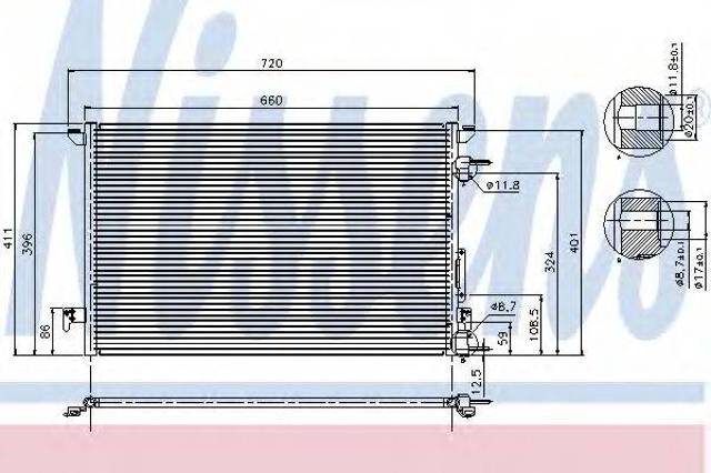 Конденсатор 94597 NISSENS
