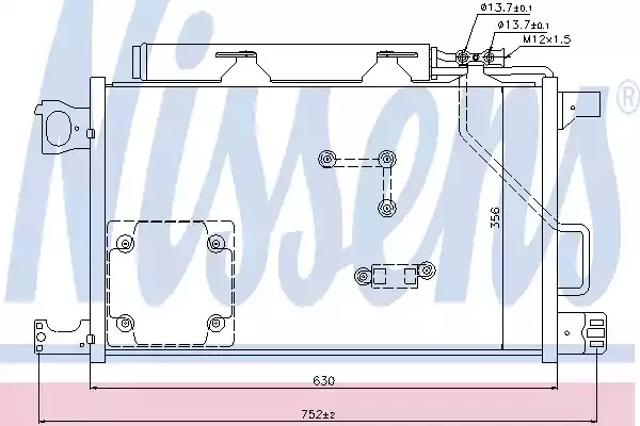 Конденсатор 94857 NISSENS