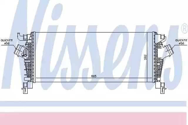Интеркулер 96454 NISSENS